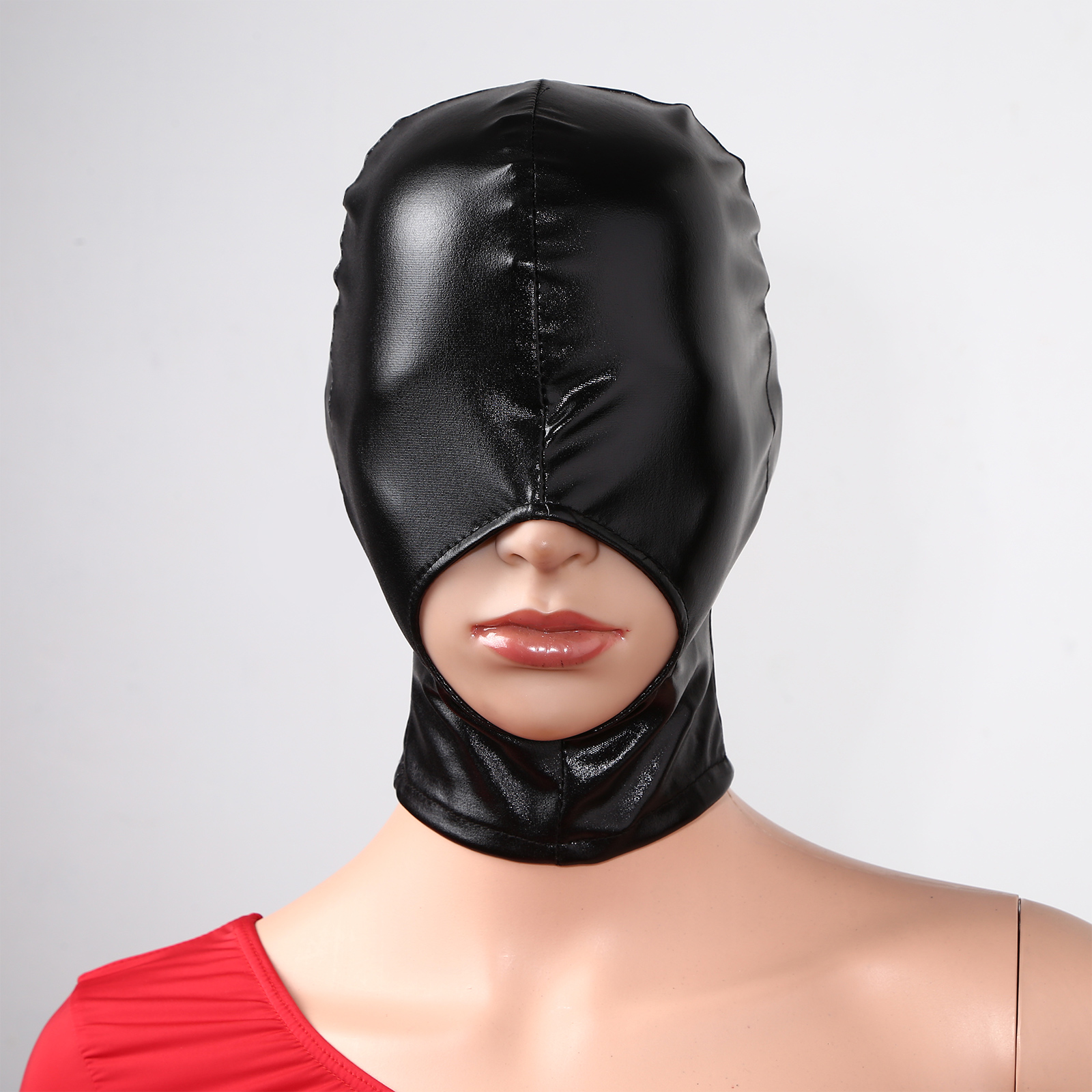 Adult Men Women Black Leather  - Black Face Mask Pack review and price