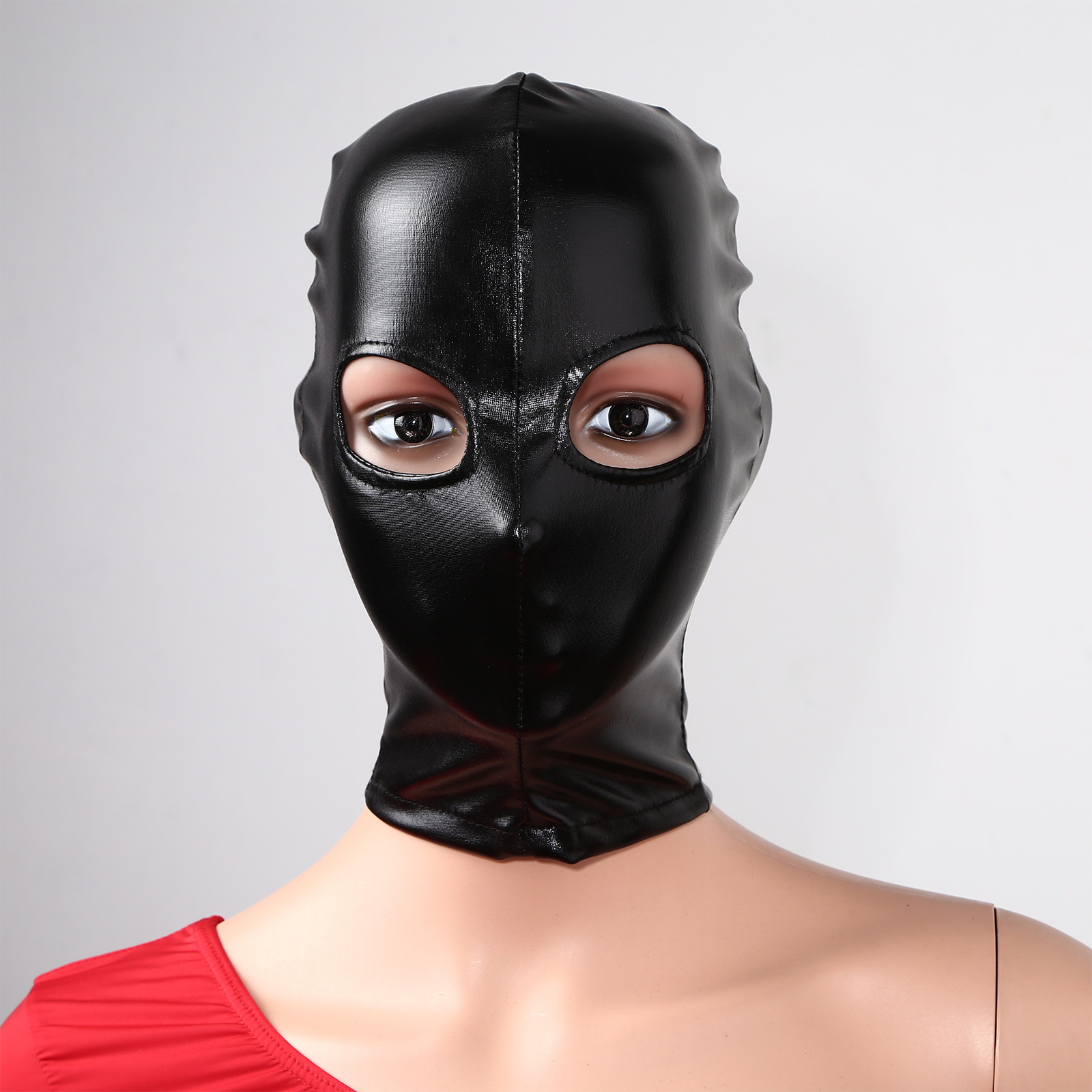 Adult Men Women Black Leather  - Black Face Mask Pack review and price