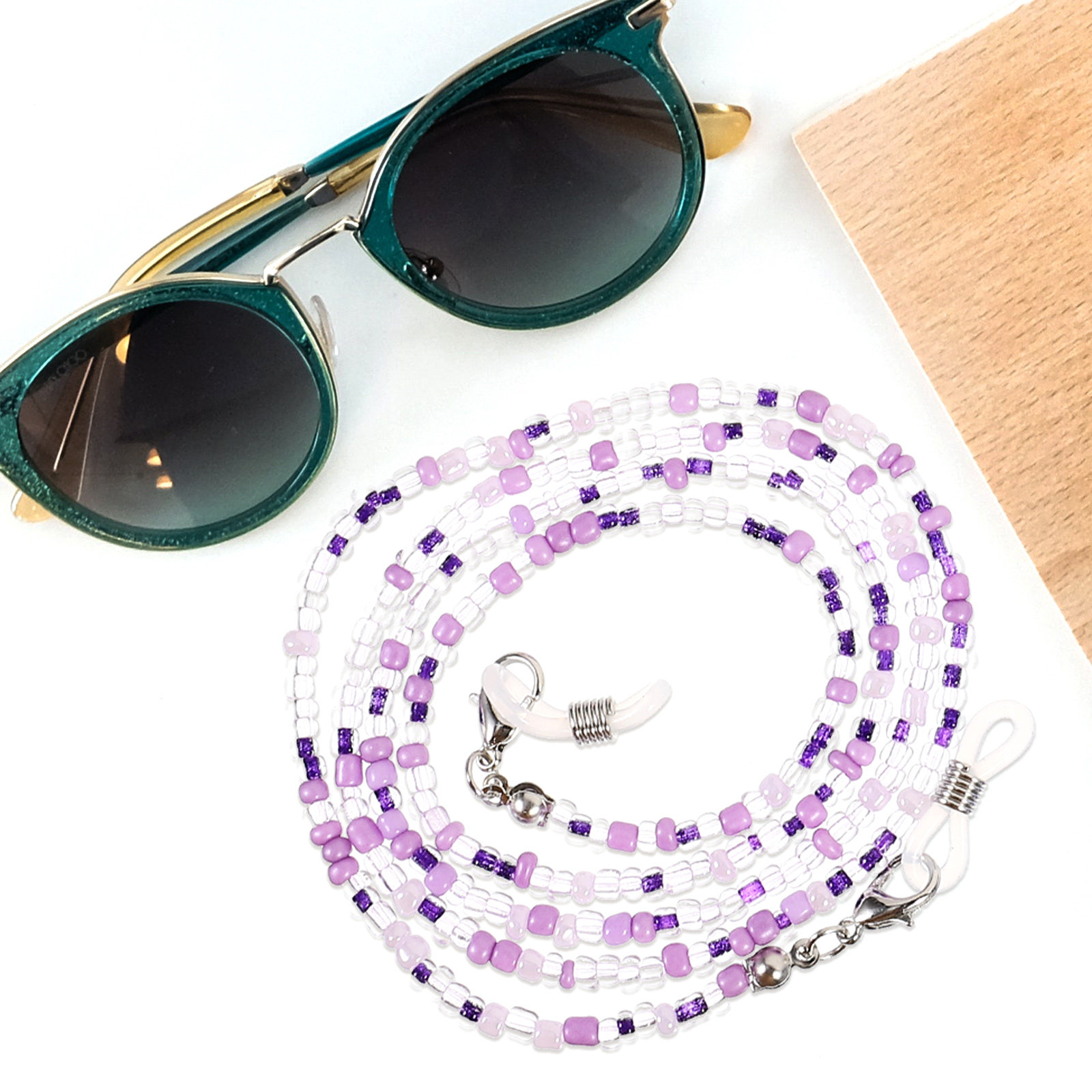 5Pcs Eyeglass Chains Beaded An - Mask Chain Holder review and price