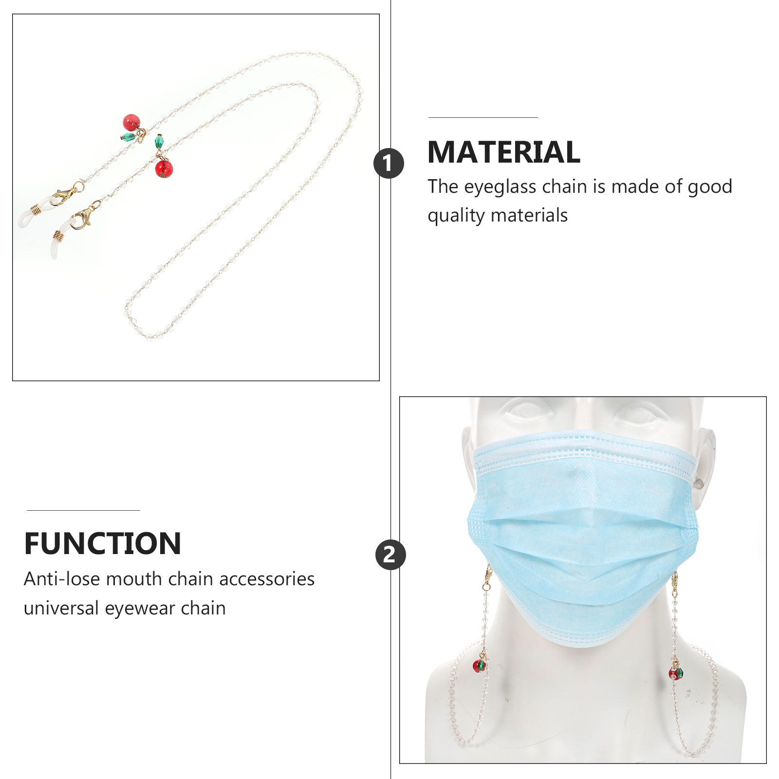 Eyeglass Chain Exquisite Craft - Mask Chain Holder review and price