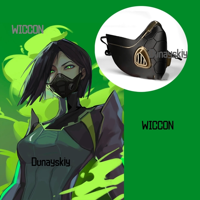 Valorant Viper Sexy Cosplay Pr - Black Face Mask Pack review and price