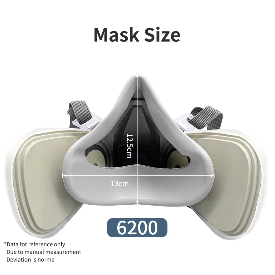 6200 Dust Mask Half Face With  - Dust Mask Construction review and price