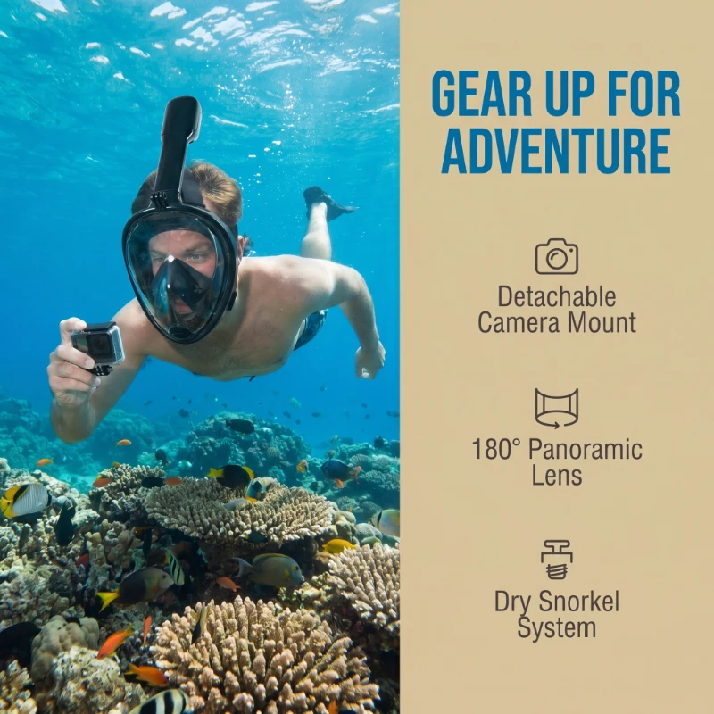 Underwater Scuba Anti Fog Full - Anti Pollution Mask review and price