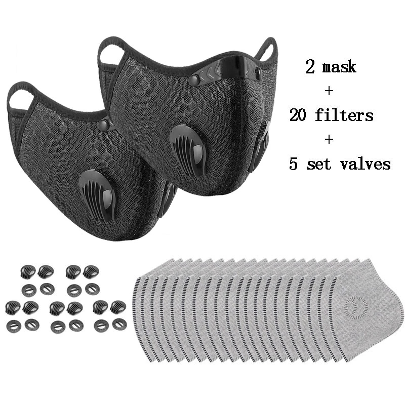 Cycling Face Mask with Filter  - Anti Pollution Mask review and price