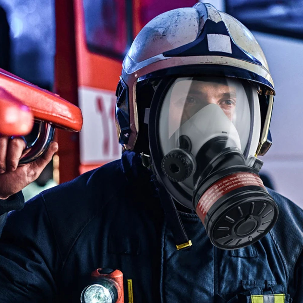Full face respirator Gas Mask  - Dust Mask Construction review and price