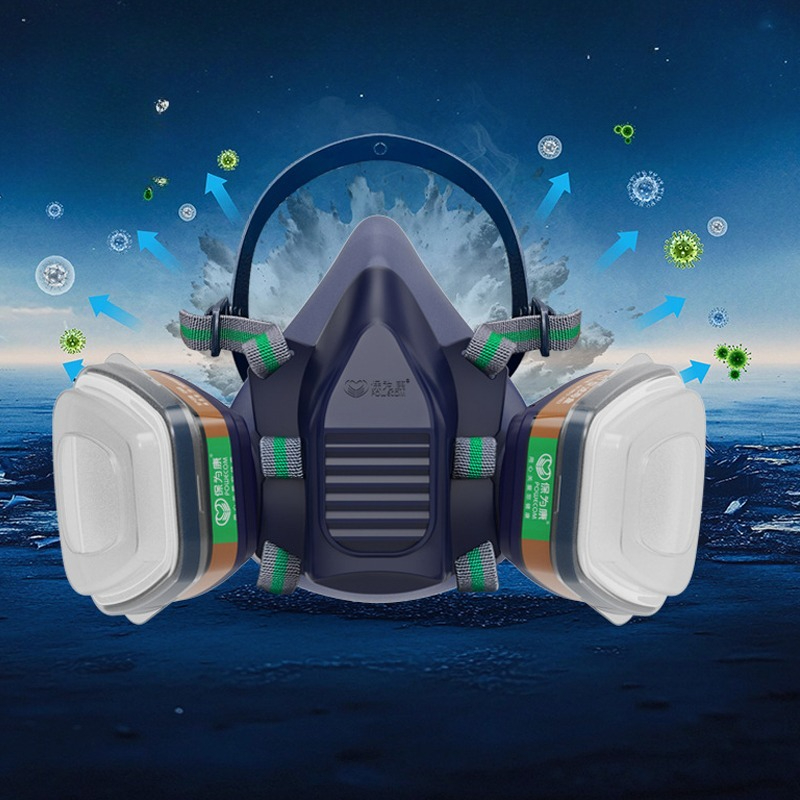 Gas Mask Half Full Face Protec - Respirator Half Face review and price