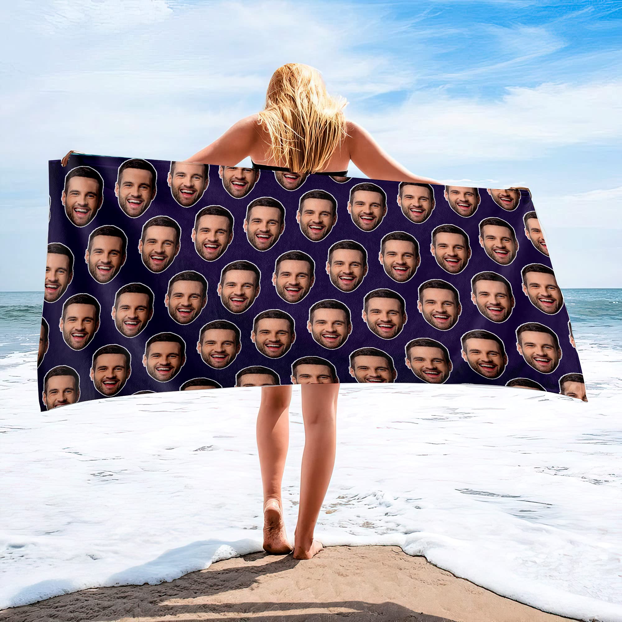 Personalized Beach Towels with - Cloth Face Mask Washable review and price