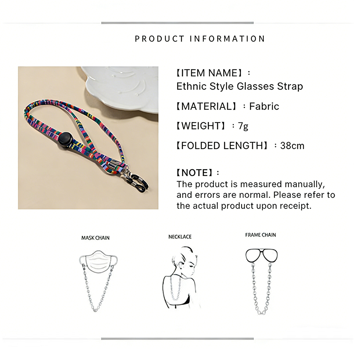 2-in-1 Sunglasses Holder / Mas - Mask Chain Holder review and price