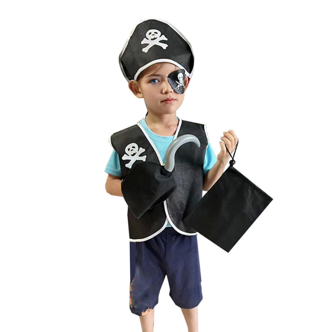 Carnival Boys Pirate Costume C - Black Face Mask Pack review and price