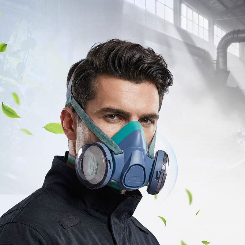 Dual Filter Silicone Half Face - Respirator Half Face review and price