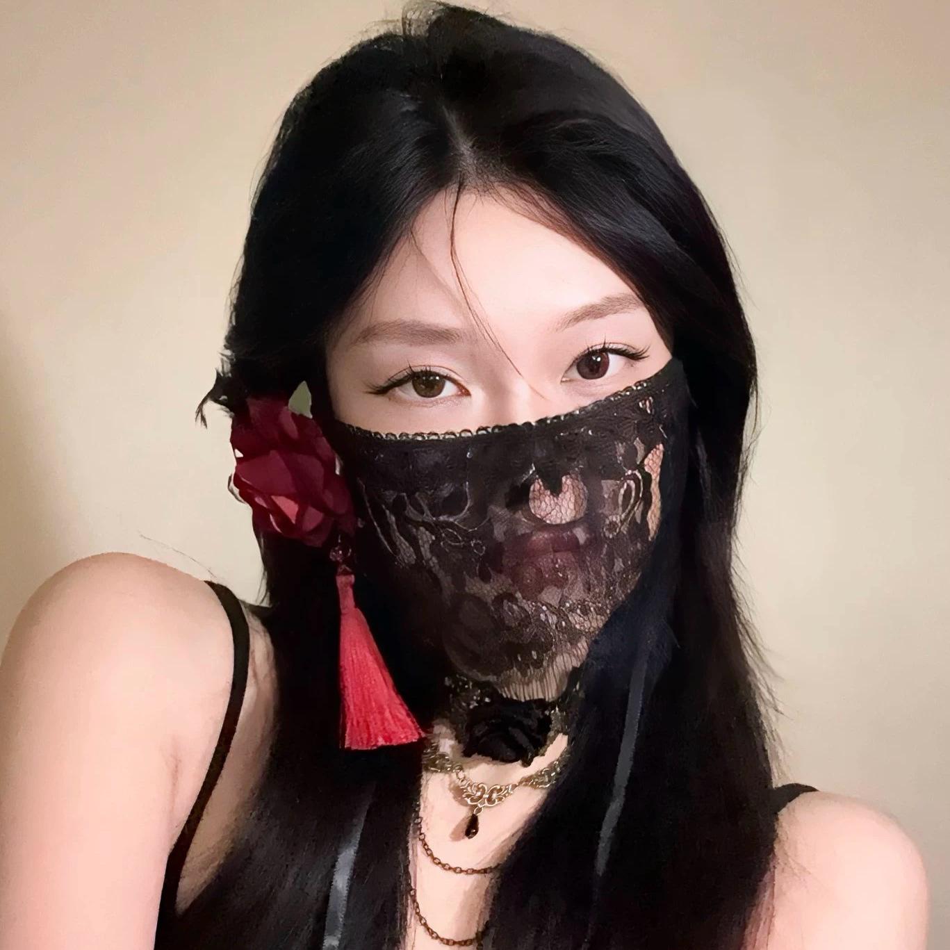 2026 New Black Flower Half Fac - Respirator Half Face review and price