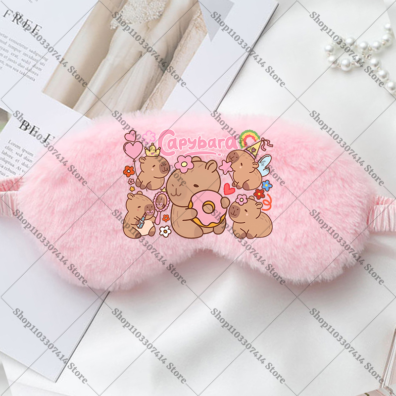 Capybara Girl Cartoon Sleep Ey - Kids Face Mask review and price