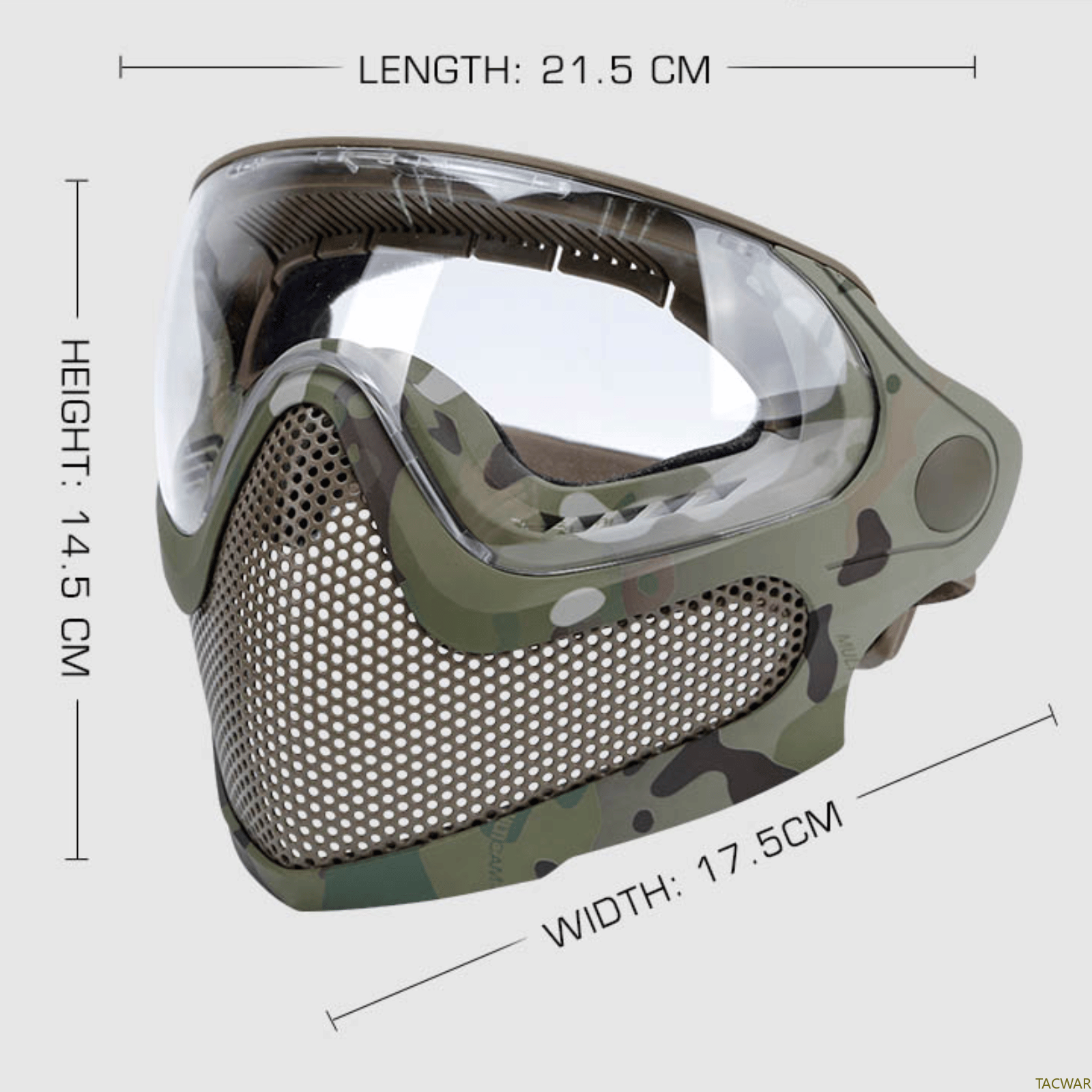 Airsoft Steel Mesh Mask Full F - Anti Pollution Mask review and price